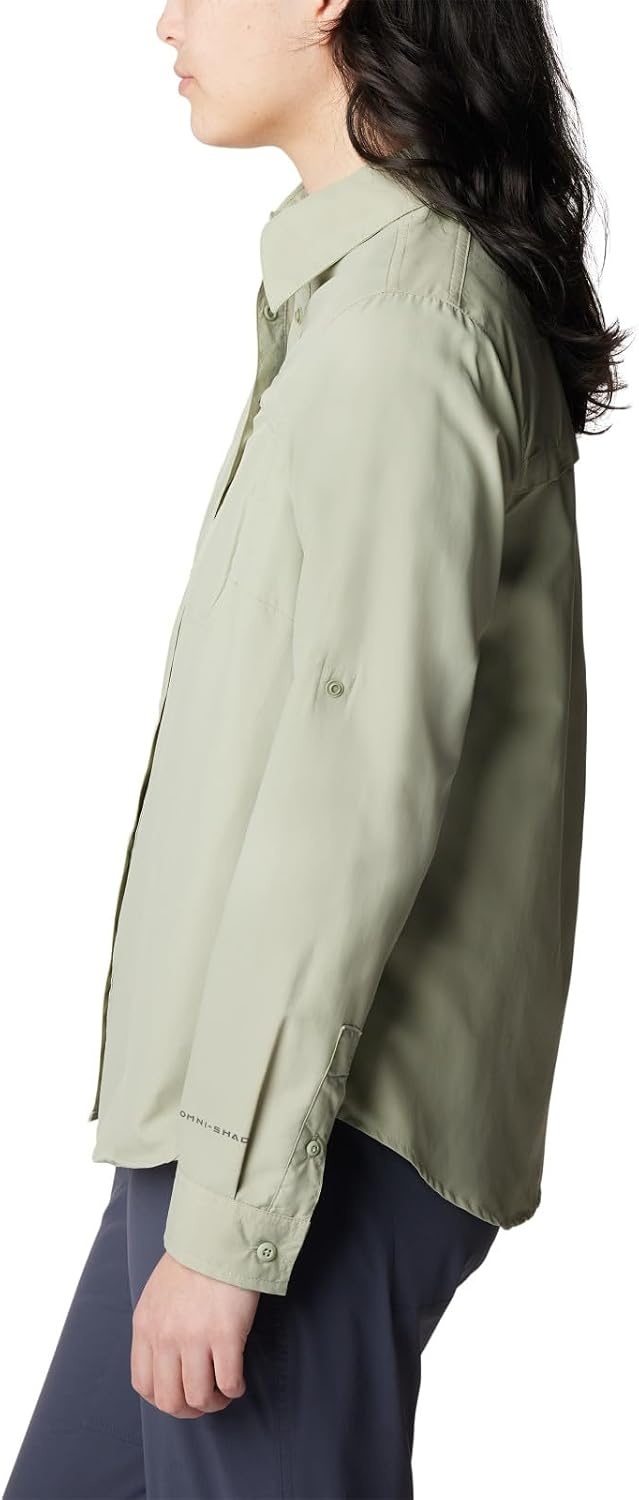 image:imageColumbia Silver Ridge 30 Eur Long Sleeve Langarm Outdoor Wanderhemd fr DamenSafari