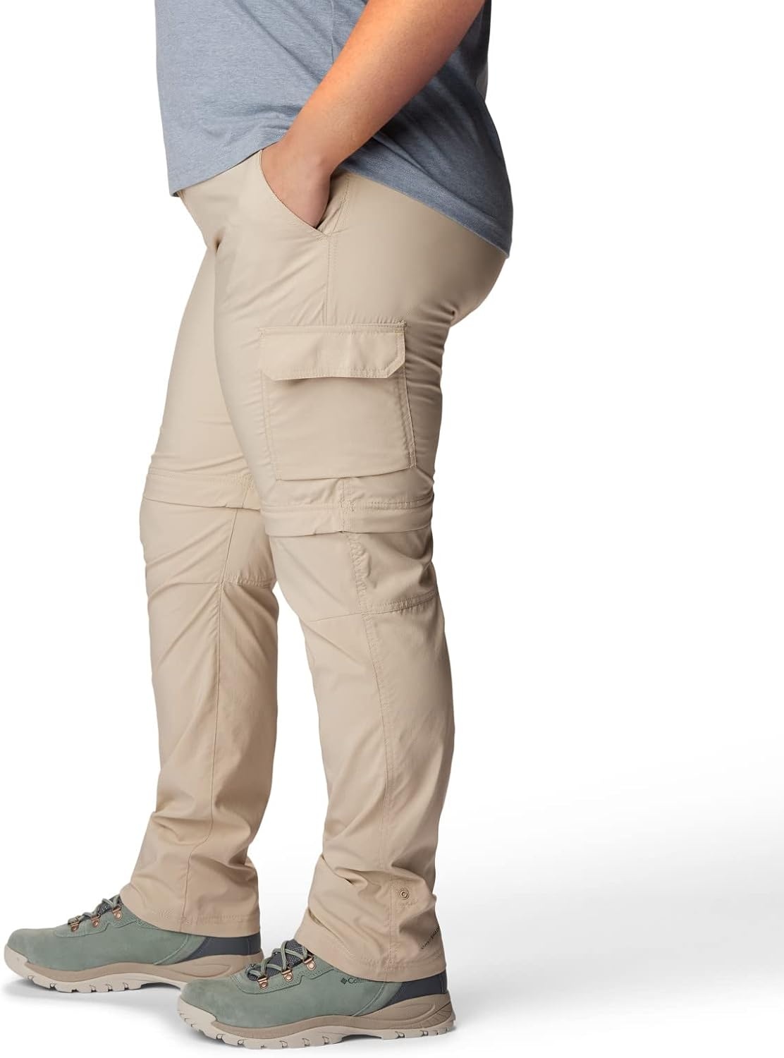 image:imageColumbia Silver Ridge Utility Convertible Pant Wanderhose Zip Off fr DamenAltes Fossil