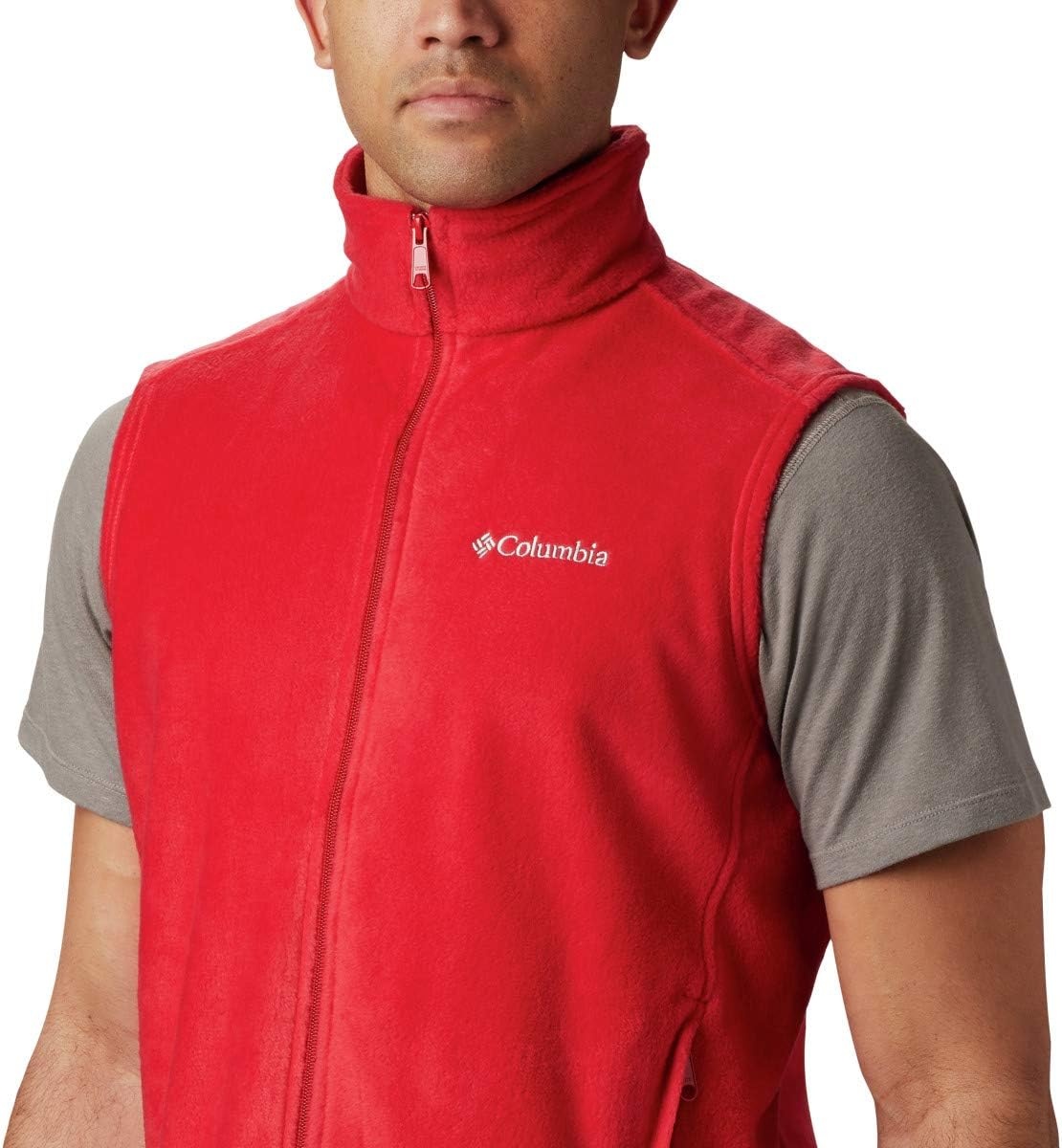 image:imageColumbia Steens Mountain Vest Fleeceweste fr HerrenBergrot