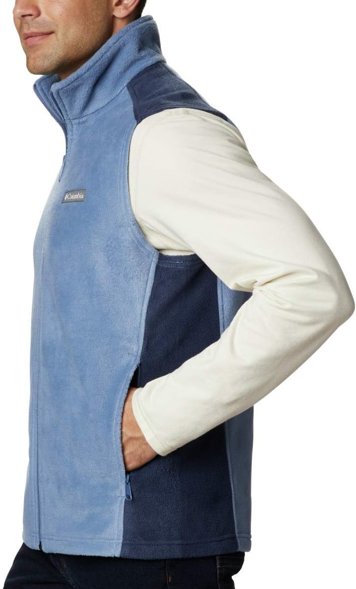 image:imageColumbia Steens Mountain Vest Fleeceweste fr HerrenBluestone Collegiate Navy