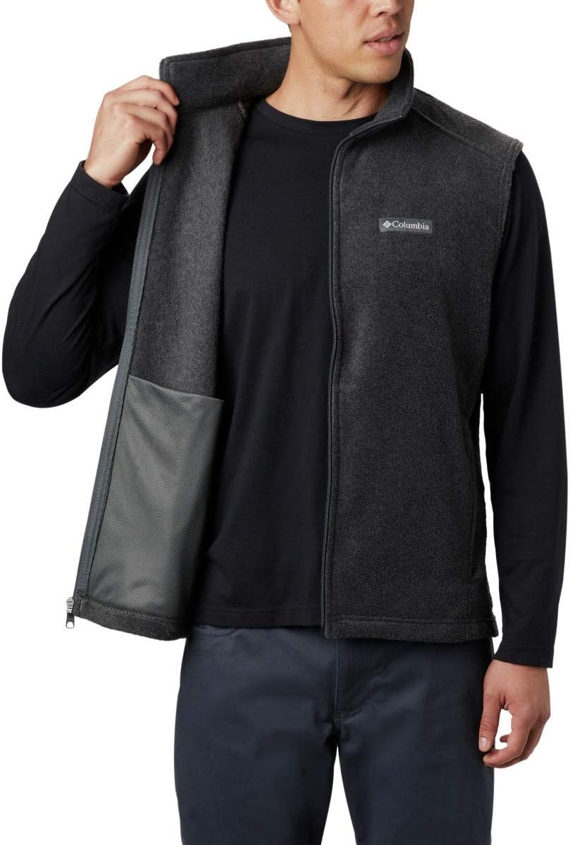 image:imageColumbia Steens Mountain Vest Fleeceweste fr HerrenDunkelgrau meliert
