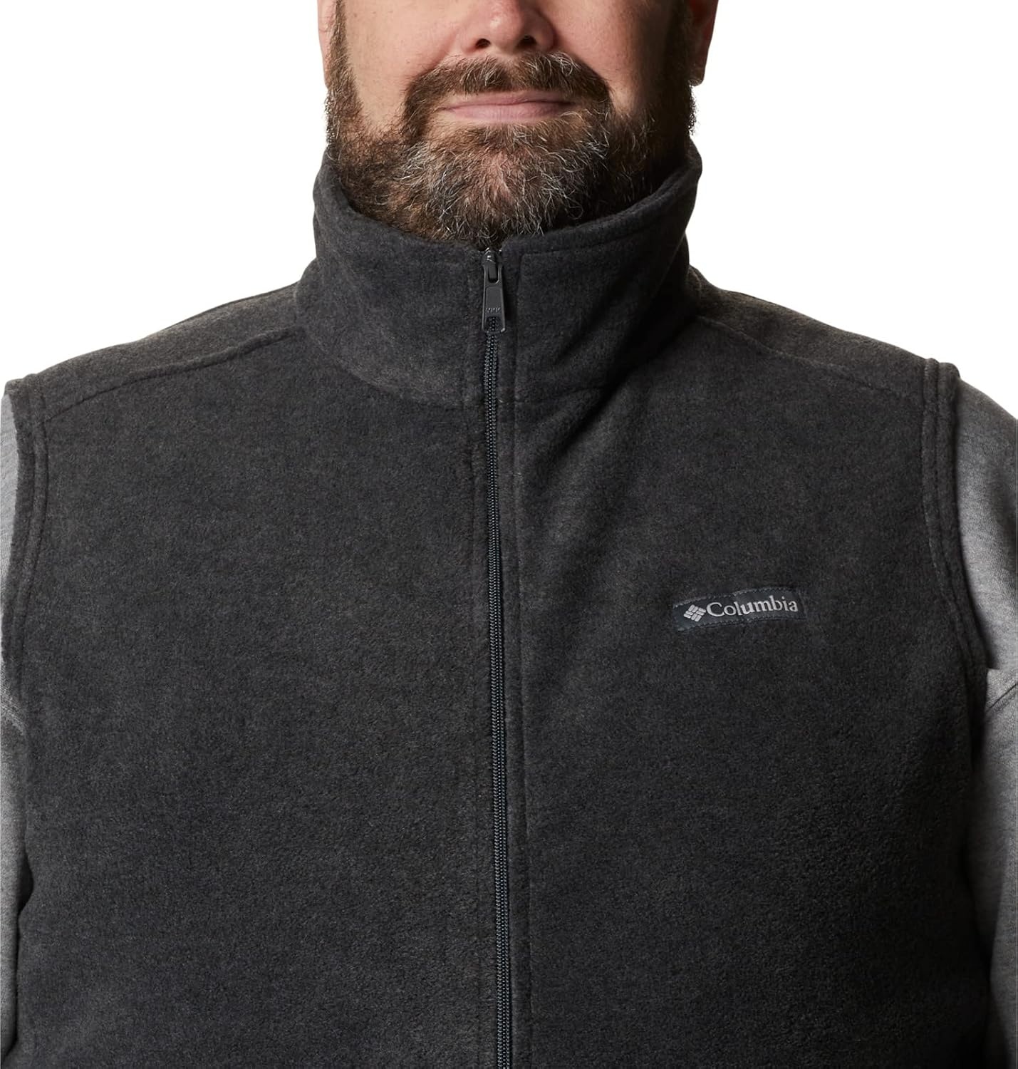 image:imageColumbia Steens Mountain Vest Fleeceweste fr HerrenDunkelgrau meliert