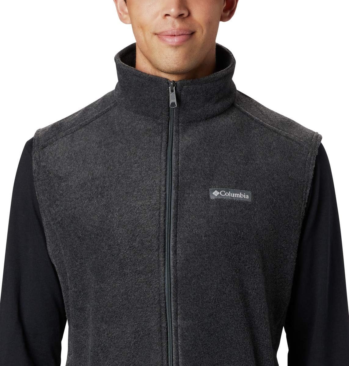 image:imageColumbia Steens Mountain Vest Fleeceweste fr HerrenDunkelgrau meliert
