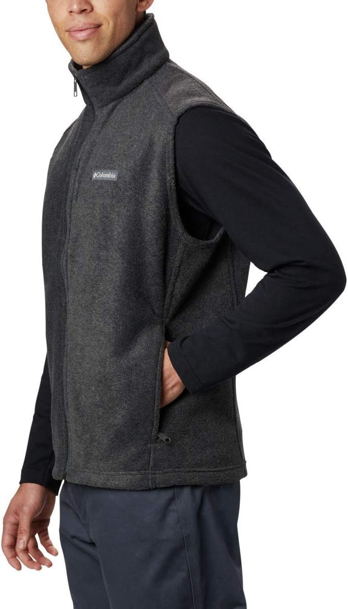 image:imageColumbia Steens Mountain Vest Fleeceweste fr HerrenDunkelgrau meliert