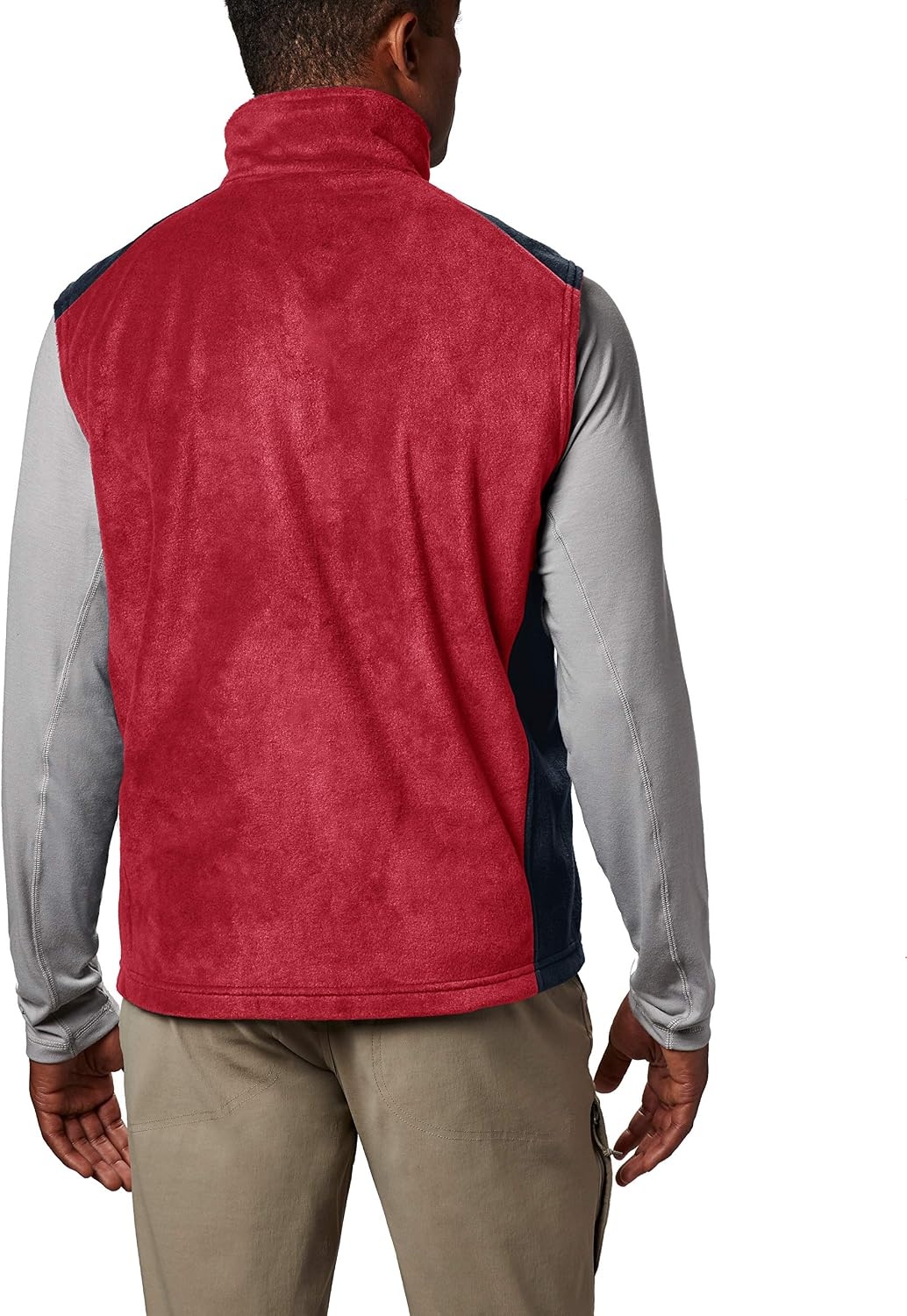 image:imageColumbia Steens Mountain Vest Fleeceweste fr HerrenRed SparkCollegiate Navy
