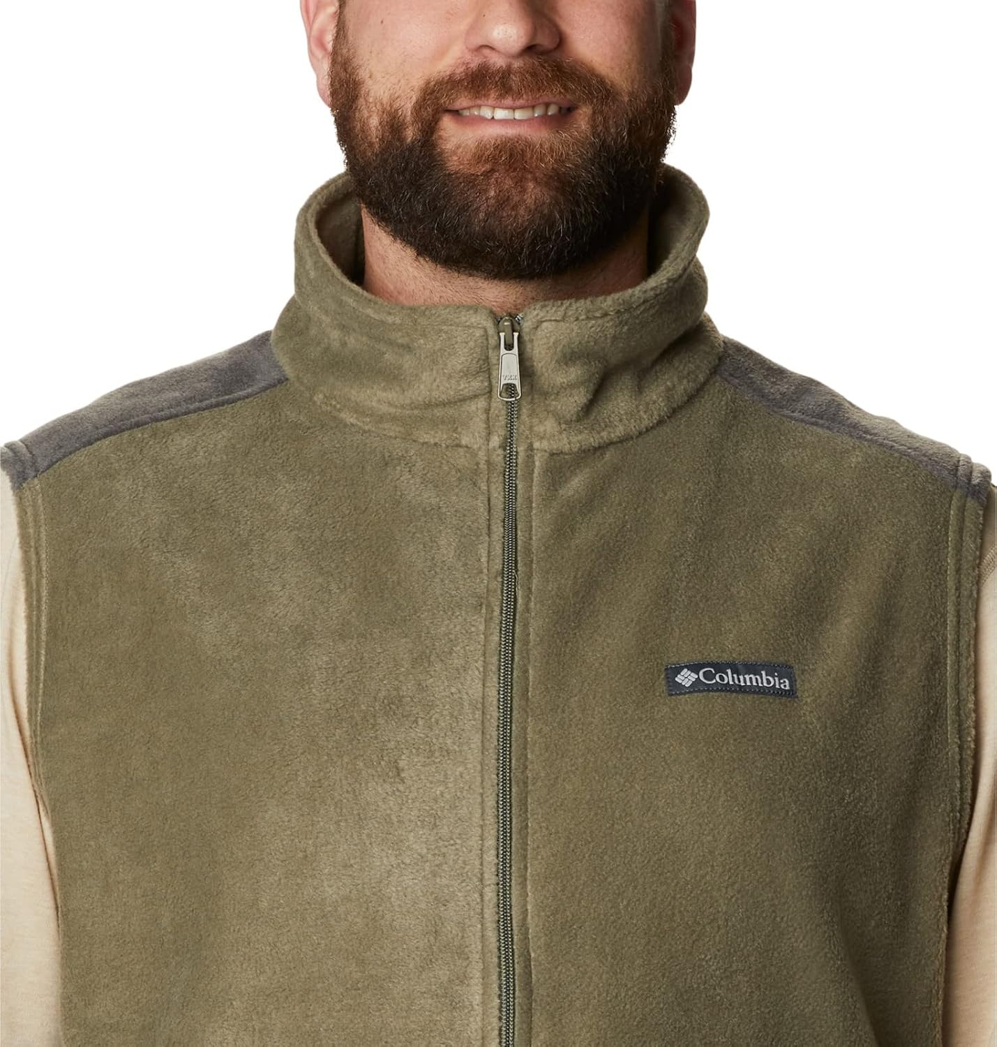 image:imageColumbia Steens Mountain Vest Fleeceweste fr HerrenSteingrnHai