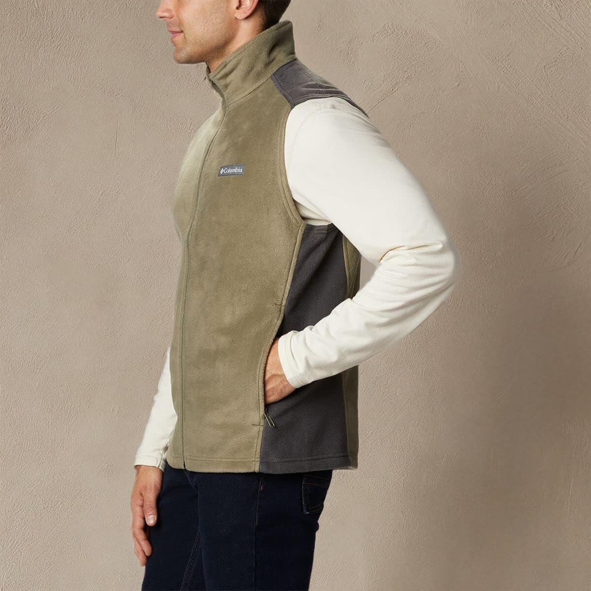 image:imageColumbia Steens Mountain Vest Fleeceweste fr HerrenSteingrnHai