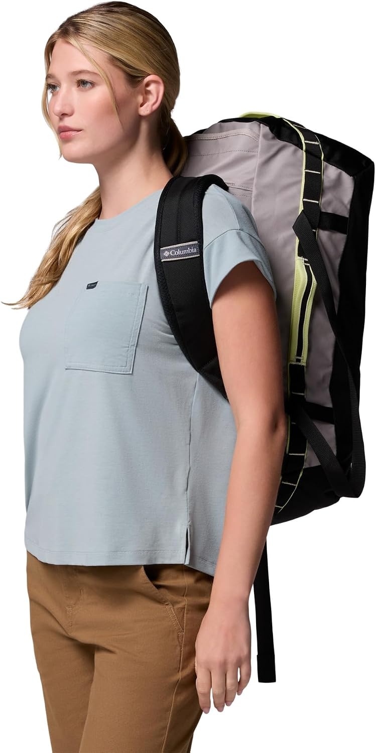 image:imageColumbia Unisex Landroamer 40L Duffel Duffle Bag StingerBlack One SizeFlint GreyBlackCitron Haze