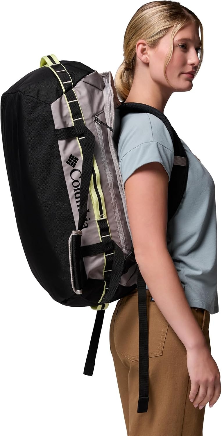 image:imageColumbia Unisex Landroamer 40L Duffel Duffle Bag StingerBlack One SizeFlint GreyBlackCitron Haze