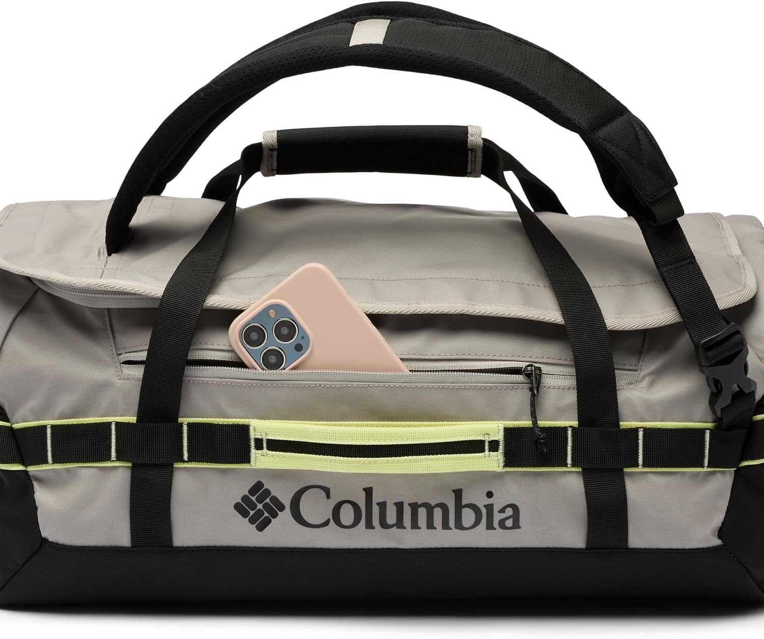 image:imageColumbia Unisex Landroamer 40L Duffel Duffle Bag StingerBlack One SizeFlint GreyBlackCitron Haze