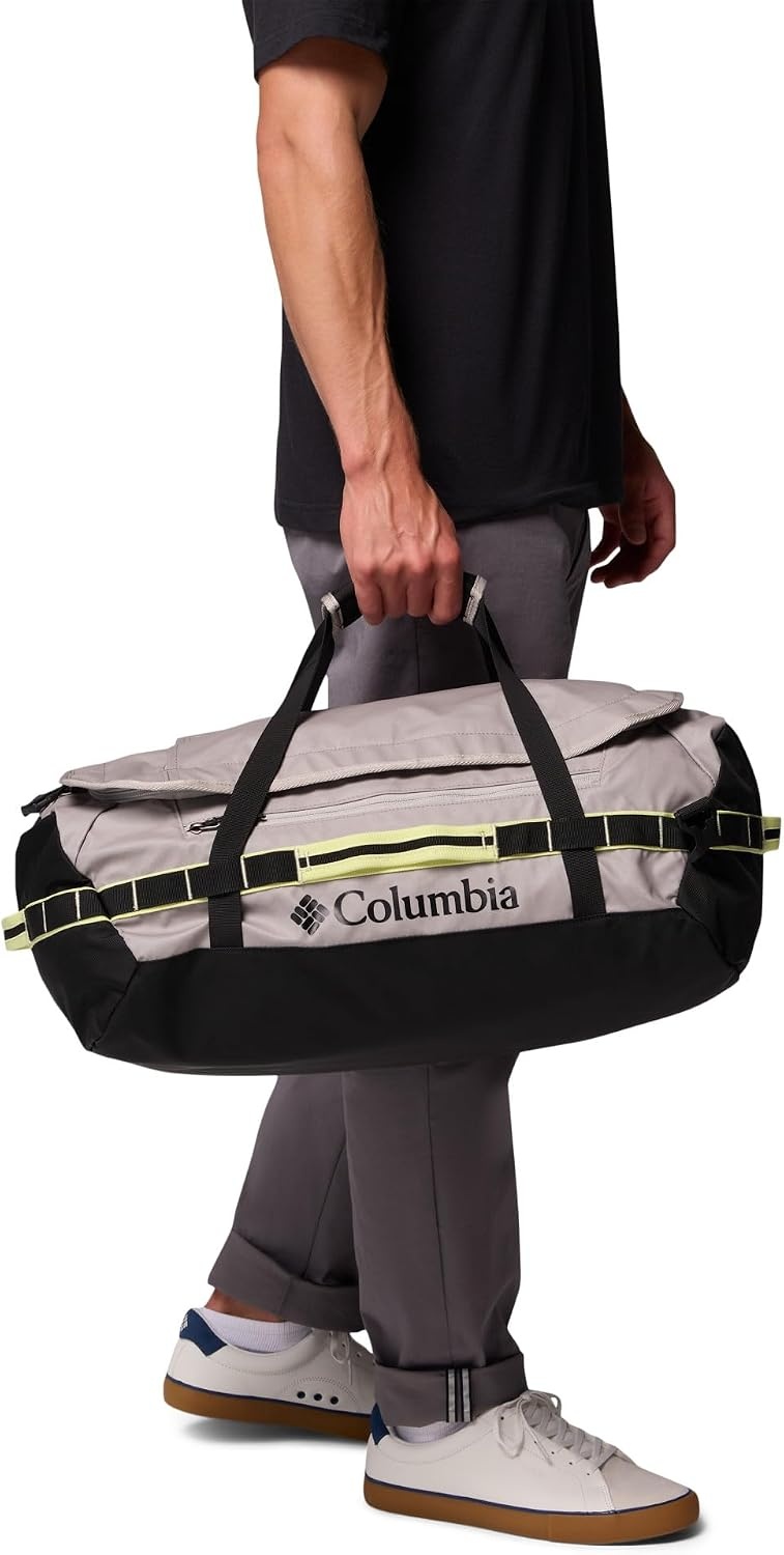 image:imageColumbia Unisex Landroamer 40L Duffel Duffle Bag StingerBlack One SizeFlint GreyBlackCitron Haze