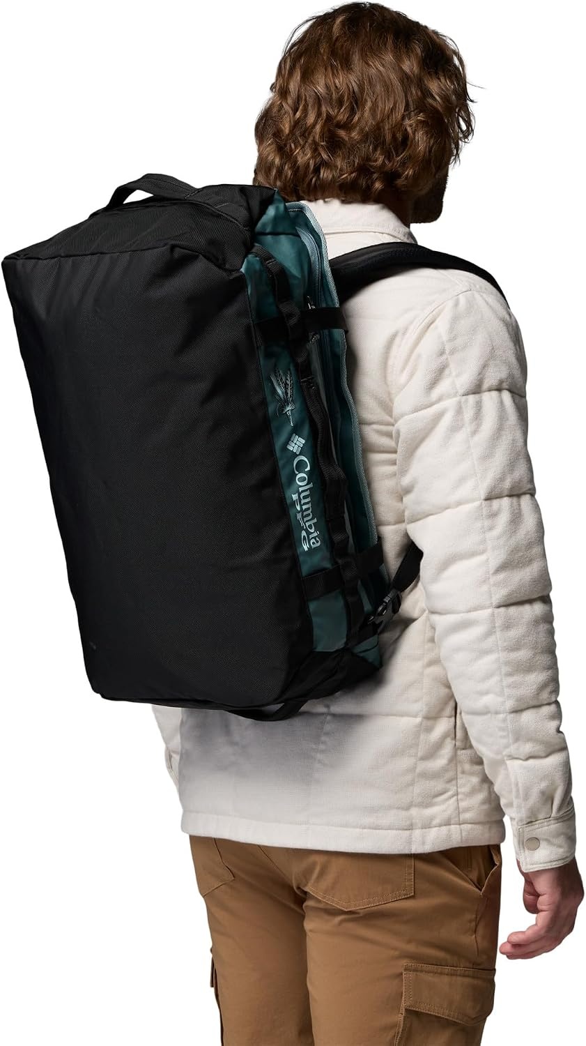 image:imageColumbia Unisex Landroamer 40L Duffel Duffle Bag StingerBlack One SizeMetal Black