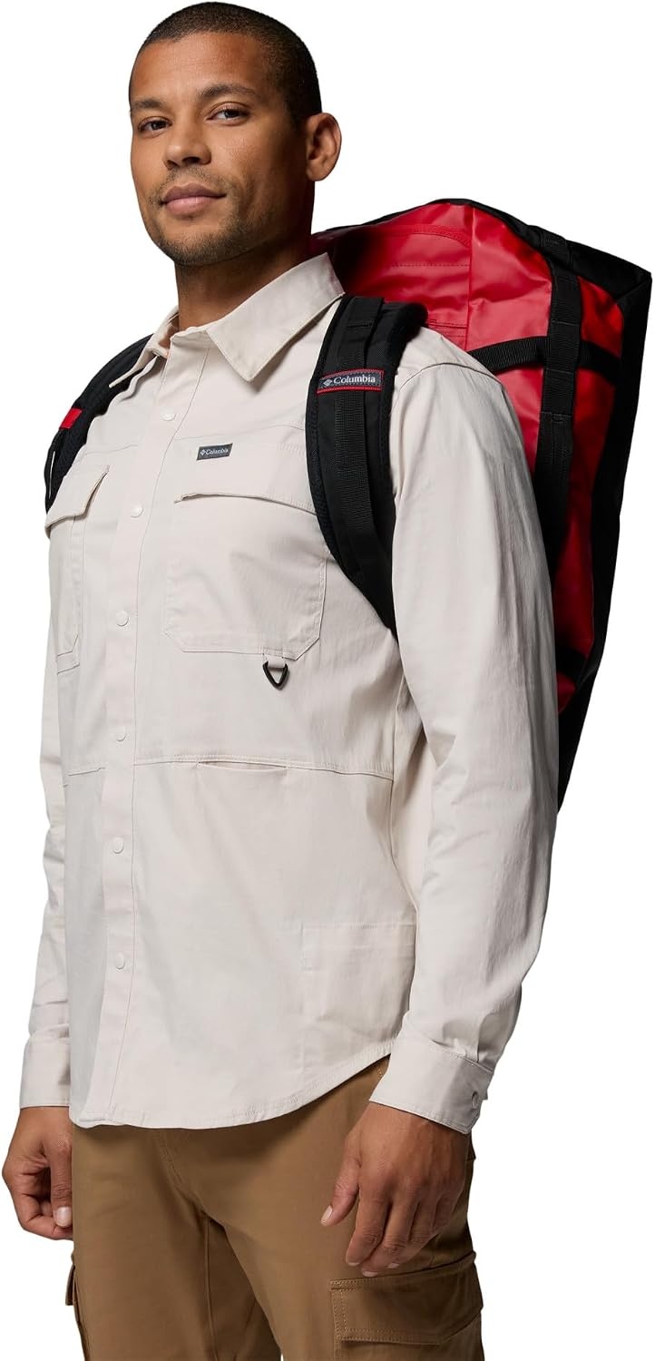 image:imageColumbia Unisex Landroamer 40L Duffel Duffle Bag StingerBlack One SizeMountain RedBlack