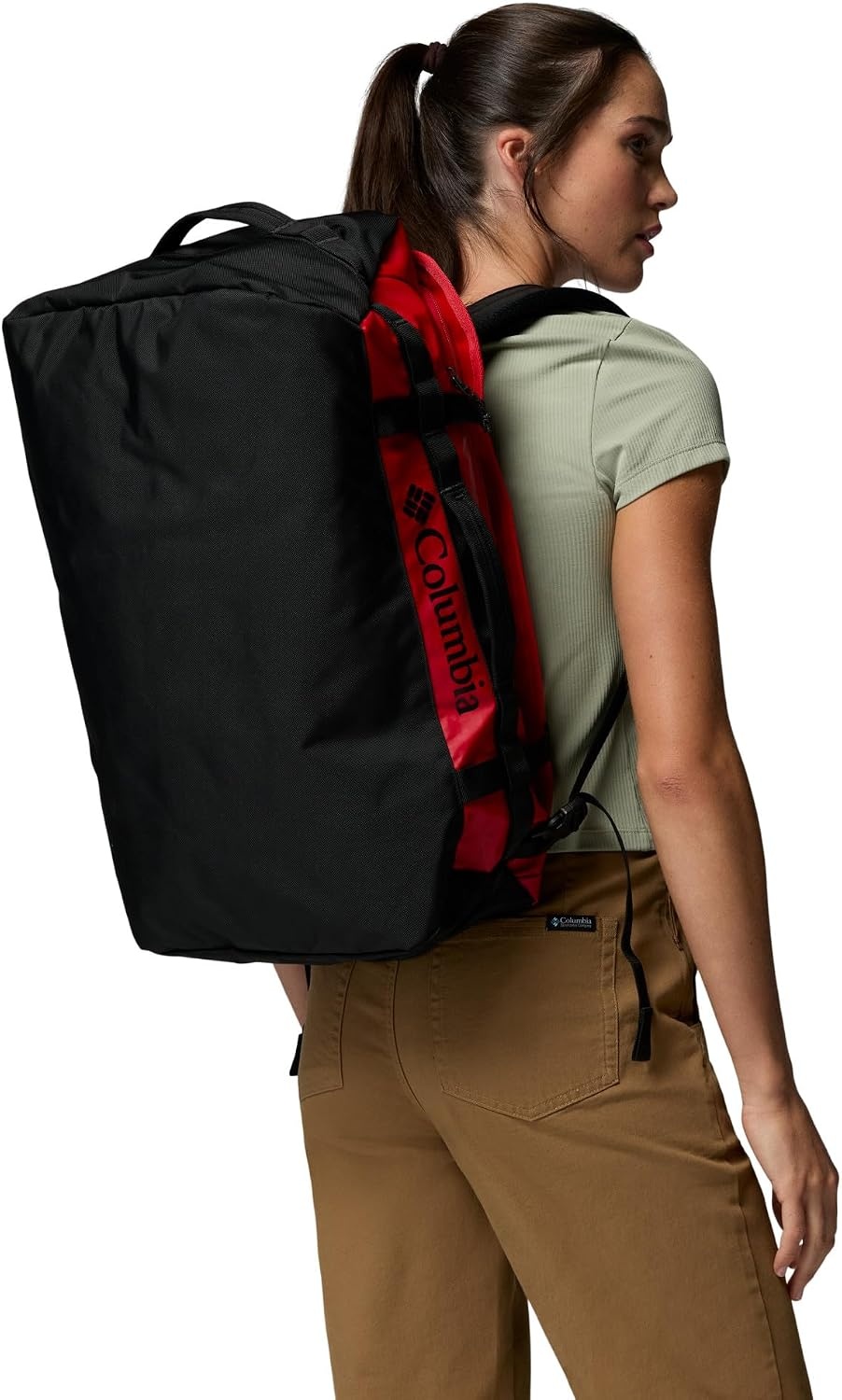 image:imageColumbia Unisex Landroamer 40L Duffel Duffle Bag StingerBlack One SizeMountain RedBlack