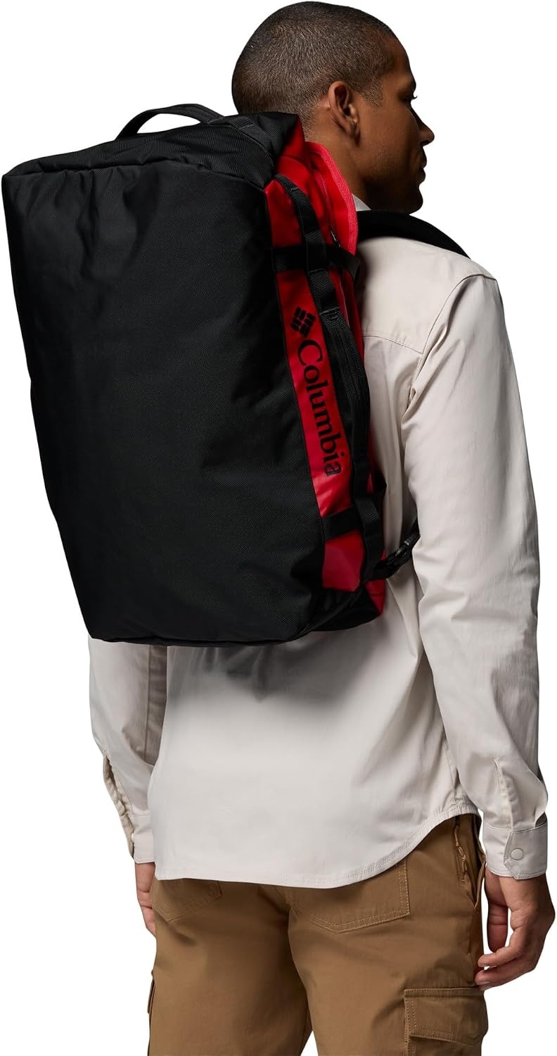 image:imageColumbia Unisex Landroamer 40L Duffel Duffle Bag StingerBlack One SizeMountain RedBlack