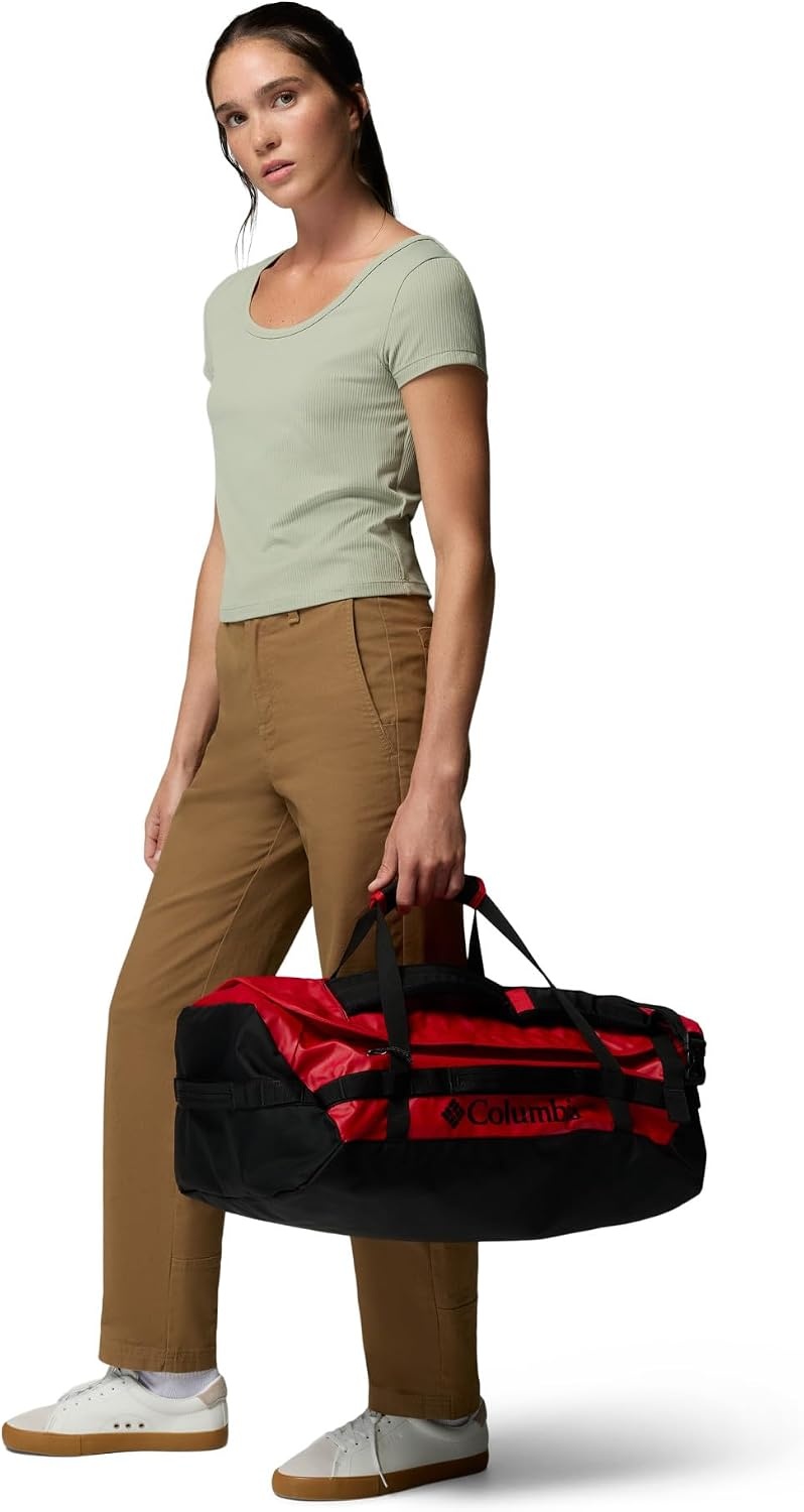 image:imageColumbia Unisex Landroamer 40L Duffel Duffle Bag StingerBlack One SizeMountain RedBlack