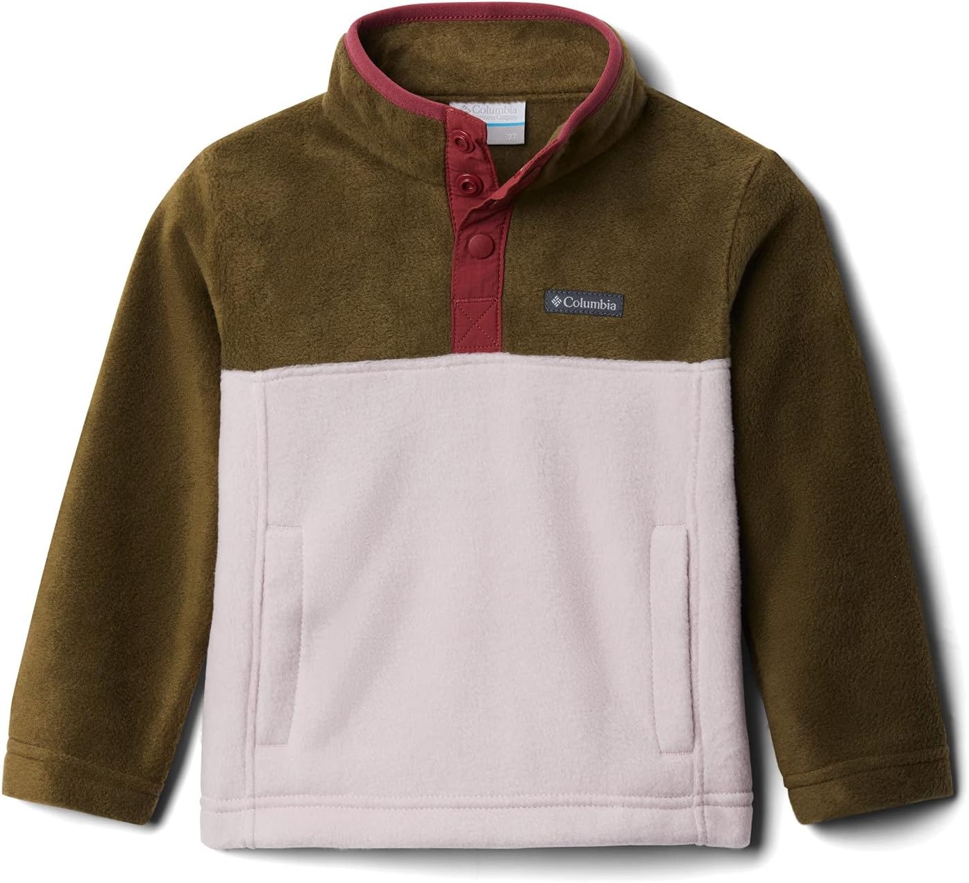 image:imageColumbia Unisex Steen Mtn 14 Snap Fleecepullover fr JugendlicheMineral Pink New Olive