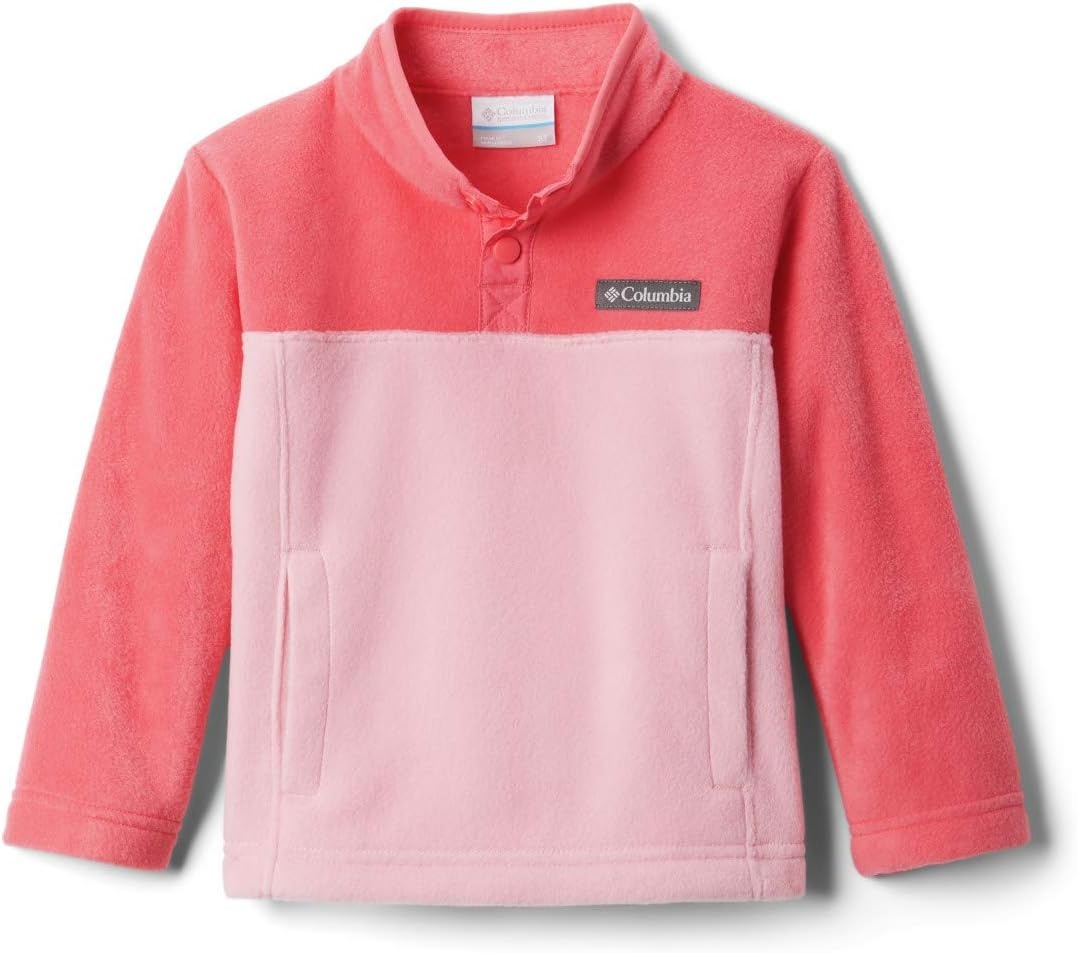 image:imageColumbia Unisex Steen Mtn 14 Snap Fleecepullover fr JugendlichePink Orchid Bright Geranium