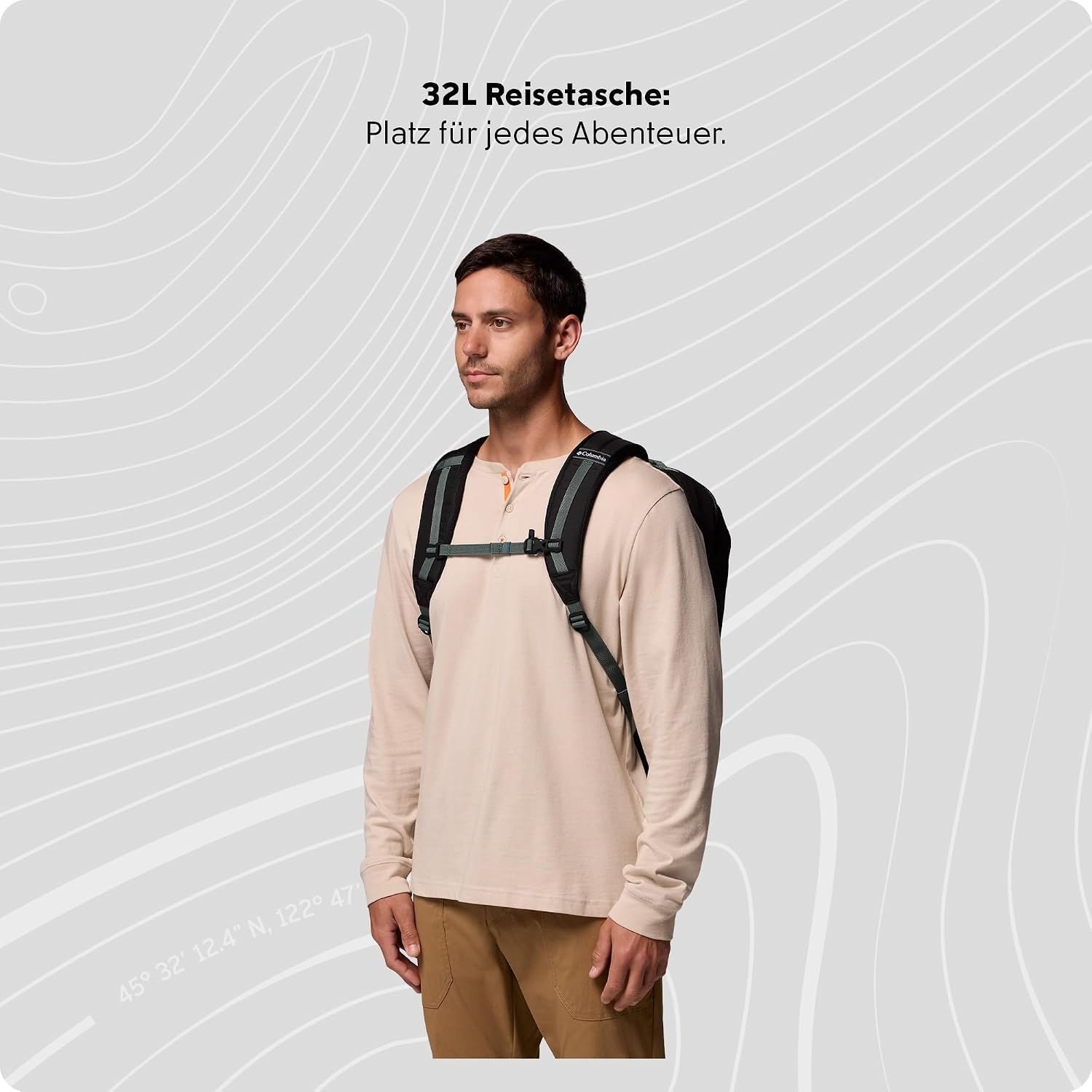 image:imageColumbia UnisexRucksack LandroamerRain ForestBlack