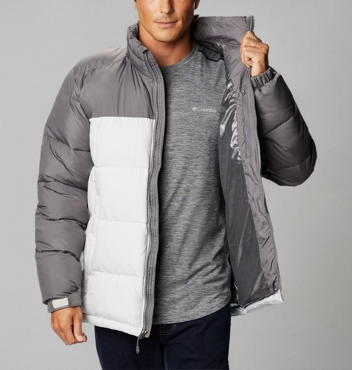 image:imageColumbia Wasserdichte Jacke fr Mdchen ARCADIA JACKET Nylon 1580631Grau Nimbus GreyGrau City Grey
