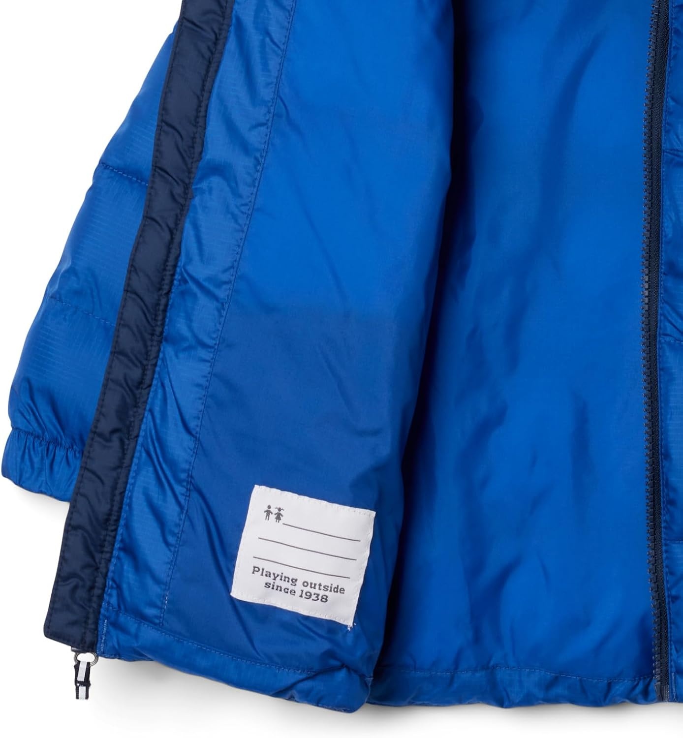 image:imageColumbia Youth Unisex Puffect Hooded Jacket Pufferjacke mit Kapuze 1er PackMountain Blue Collegiate Navy