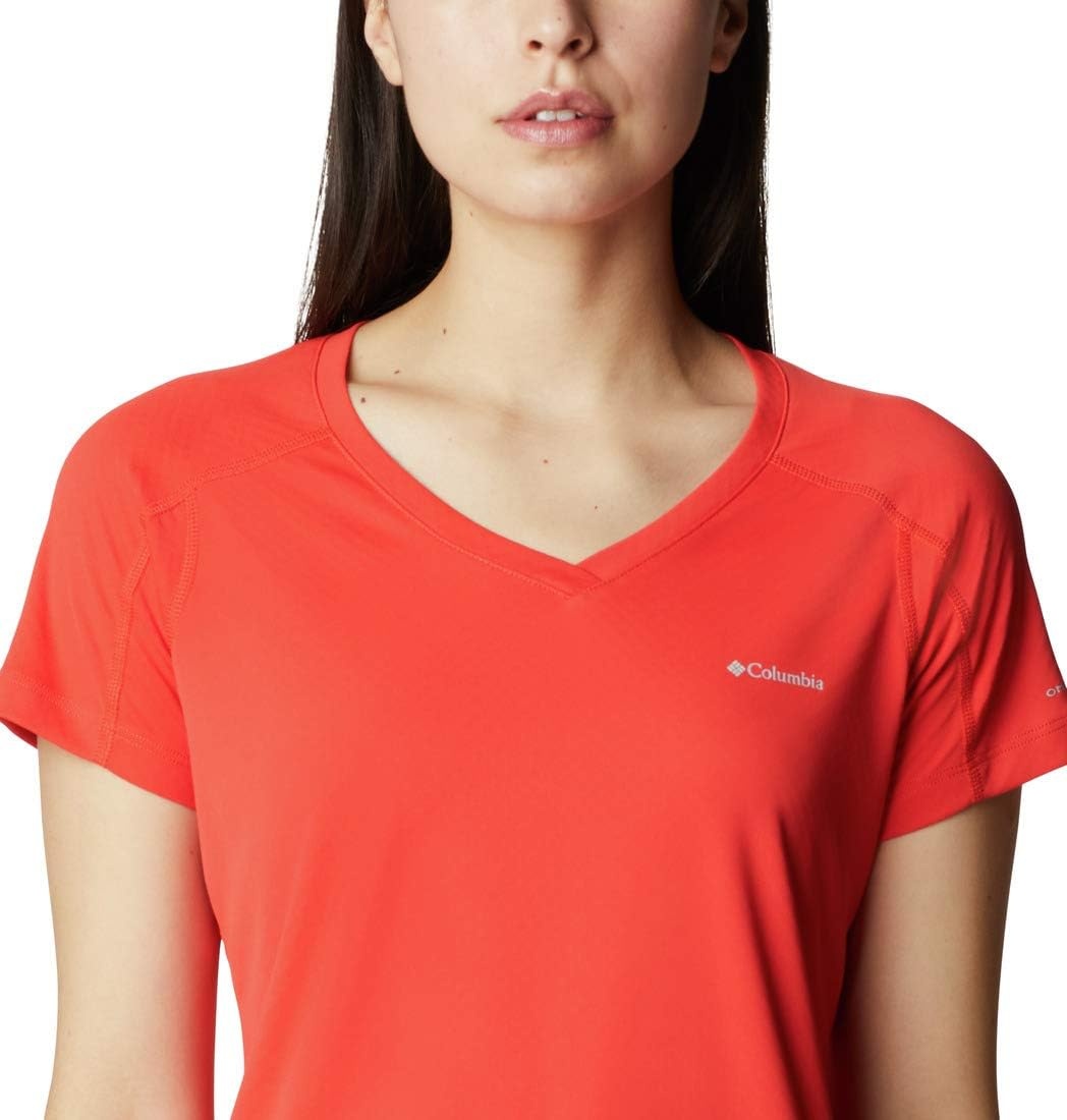 image:imageColumbia Zero Rules Light Short Sleeve Crew Funktionsshirt Kurzarm fr DamenBold Orange 843