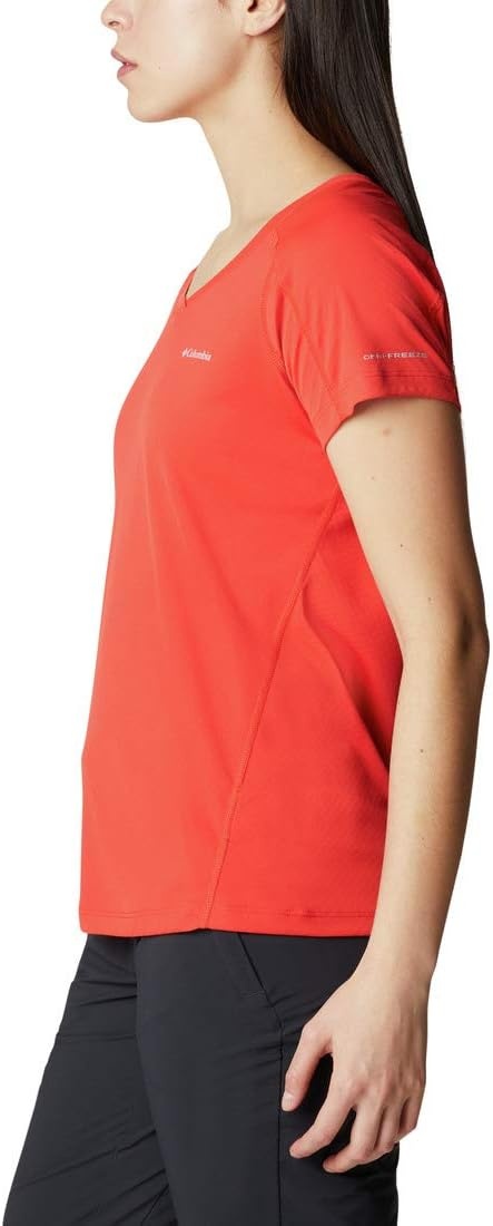 image:imageColumbia Zero Rules Light Short Sleeve Crew Funktionsshirt Kurzarm fr DamenBold Orange 843