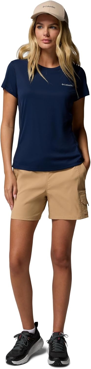 image:imageColumbia Zero Rules Light Short Sleeve Crew Funktionsshirt Kurzarm fr DamenCollegiate Navy
