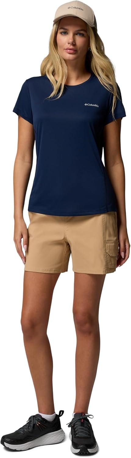image:imageColumbia Zero Rules Light Short Sleeve Crew Funktionsshirt Kurzarm fr DamenCollegiate Navy