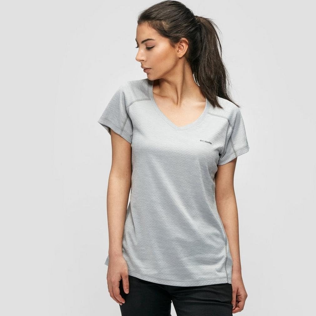 image:imageColumbia Zero Rules Light Short Sleeve Crew Funktionsshirt Kurzarm fr DamenColumbia Grey Heather 039
