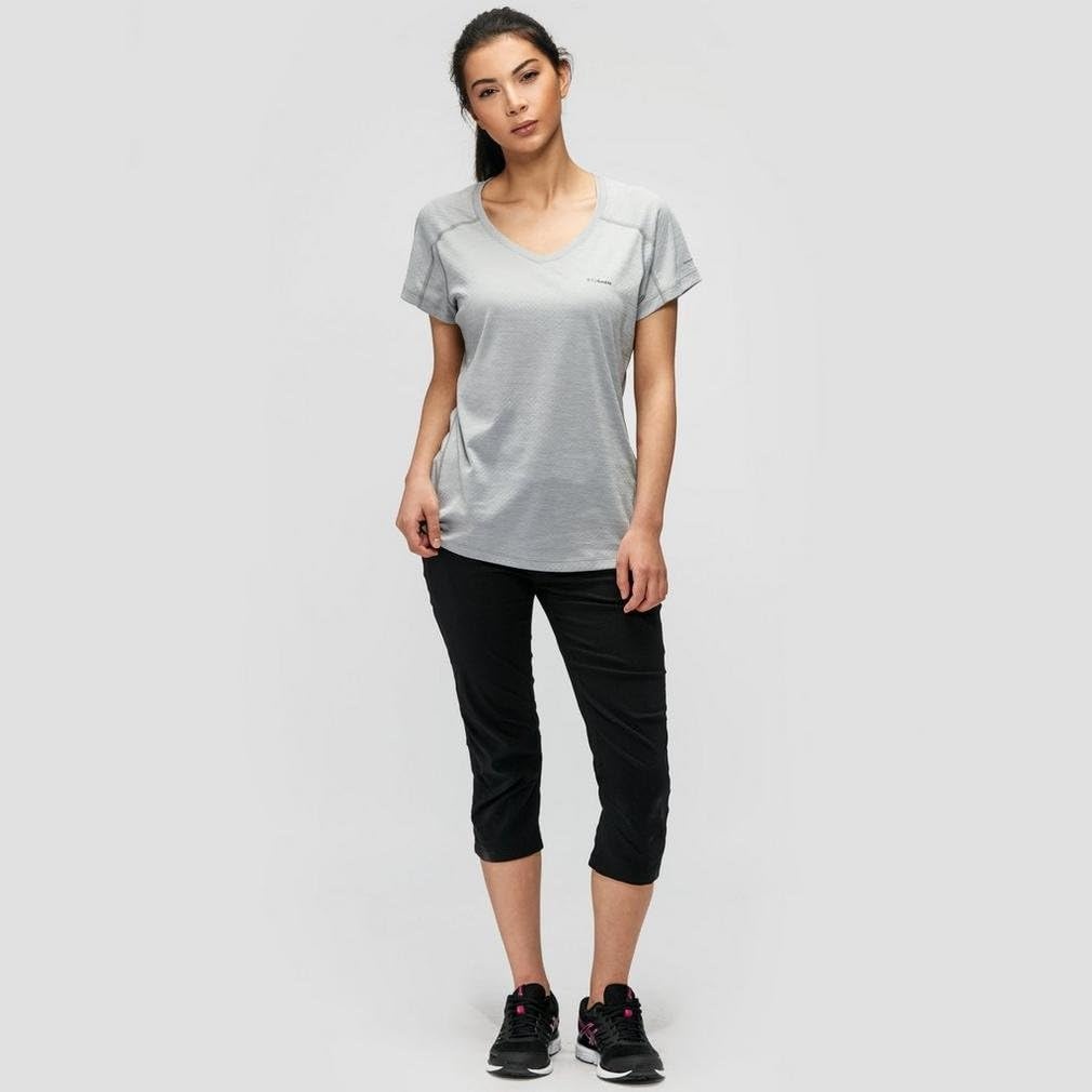 image:imageColumbia Zero Rules Light Short Sleeve Crew Funktionsshirt Kurzarm fr DamenColumbia Grey Heather 039