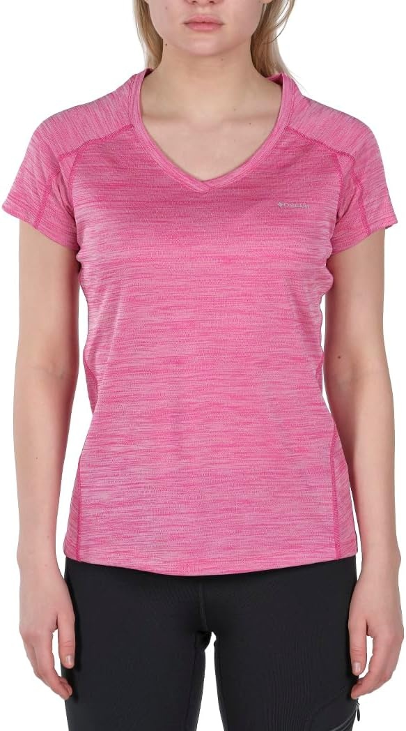 image:imageColumbia Zero Rules Light Short Sleeve Crew Funktionsshirt Kurzarm fr DamenHaute Pink Heather 628