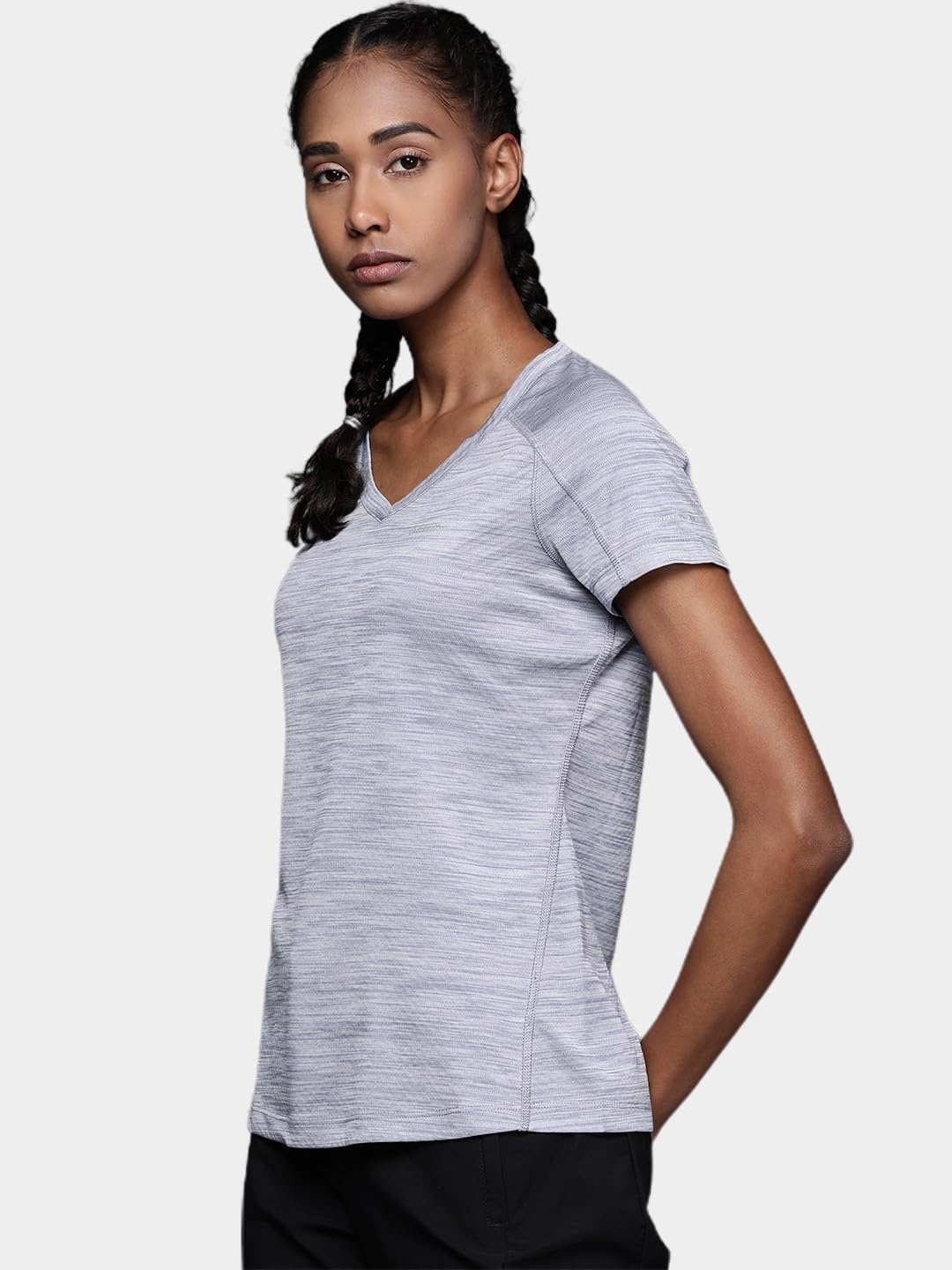 image:imageColumbia Zero Rules Light Short Sleeve Crew Funktionsshirt Kurzarm fr DamenNew Moon Heather 556