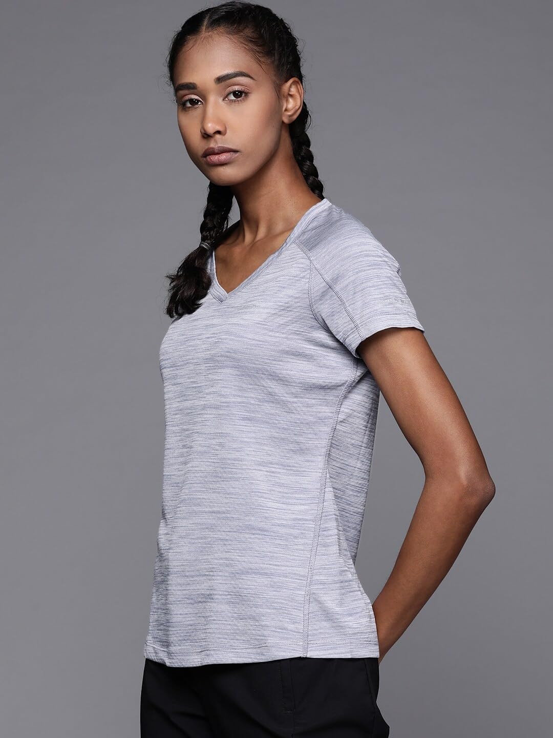 image:imageColumbia Zero Rules Light Short Sleeve Crew Funktionsshirt Kurzarm fr DamenNew Moon Heather 556