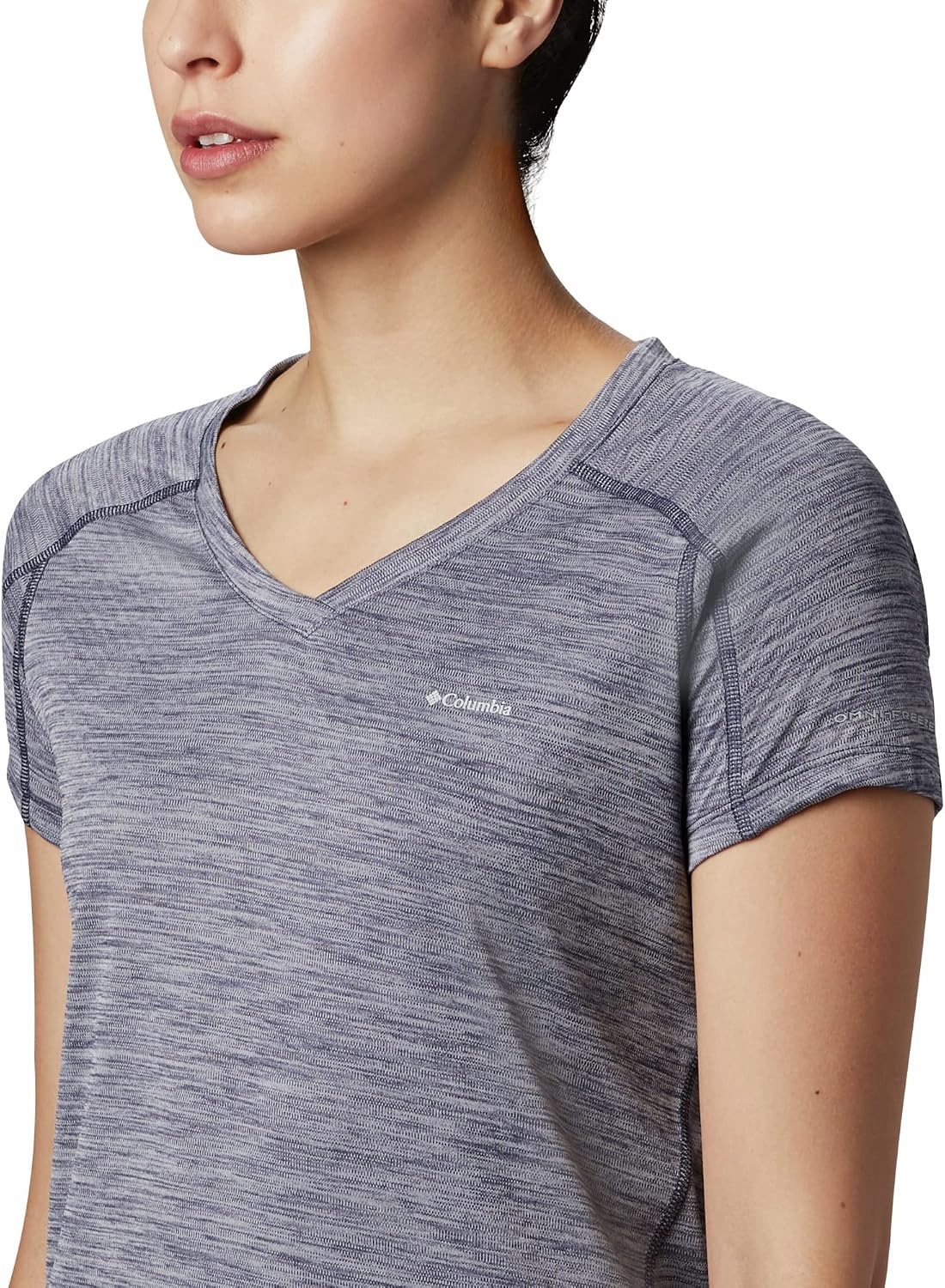 image:imageColumbia Zero Rules Light Short Sleeve Crew Funktionsshirt Kurzarm fr DamenNocturnal Heather 466
