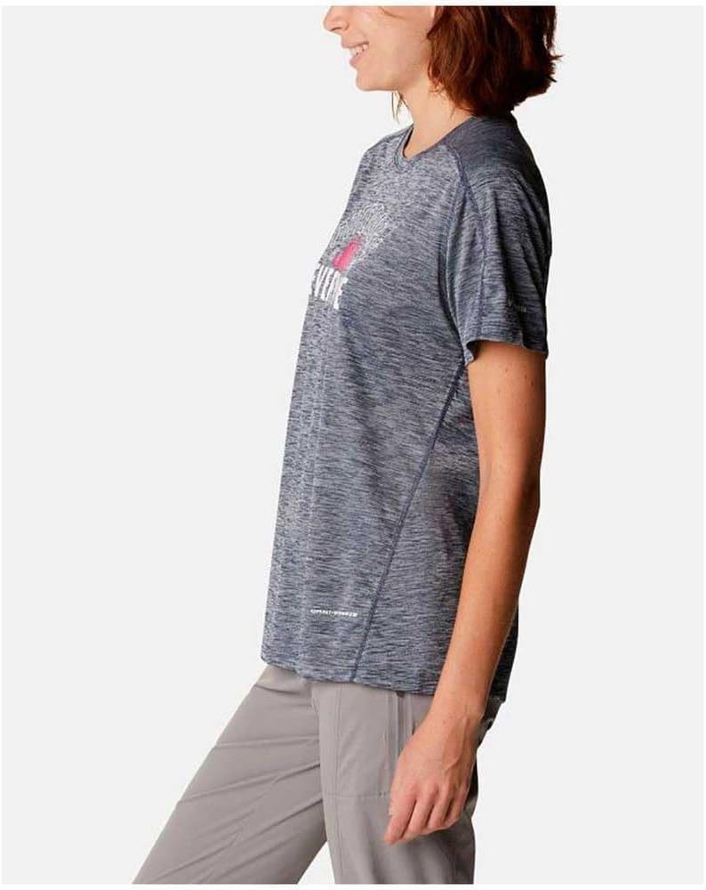 image:imageColumbia Zero Rules Light Short Sleeve Crew Funktionsshirt Kurzarm fr DamenNocturnal Heather Outdoor Everyone
