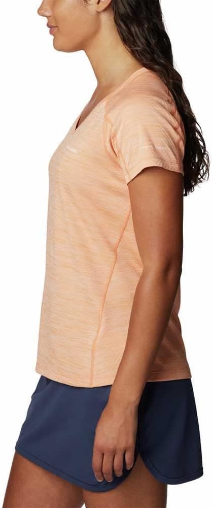 image:imageColumbia Zero Rules Light Short Sleeve Crew Funktionsshirt Kurzarm fr DamenPeach Heather