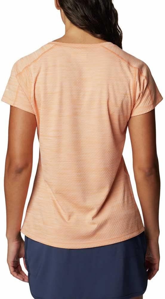 image:imageColumbia Zero Rules Light Short Sleeve Crew Funktionsshirt Kurzarm fr DamenPeach Heather