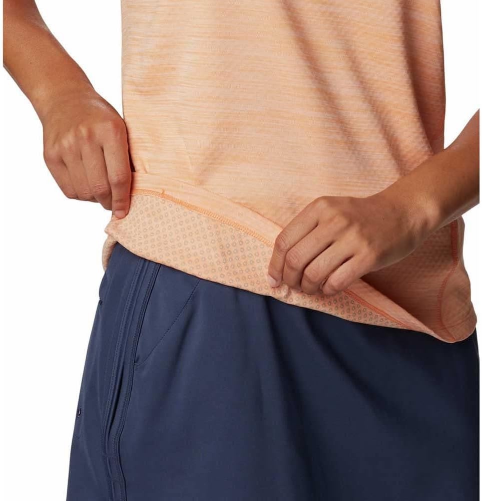 image:imageColumbia Zero Rules Light Short Sleeve Crew Funktionsshirt Kurzarm fr DamenPeach Heather