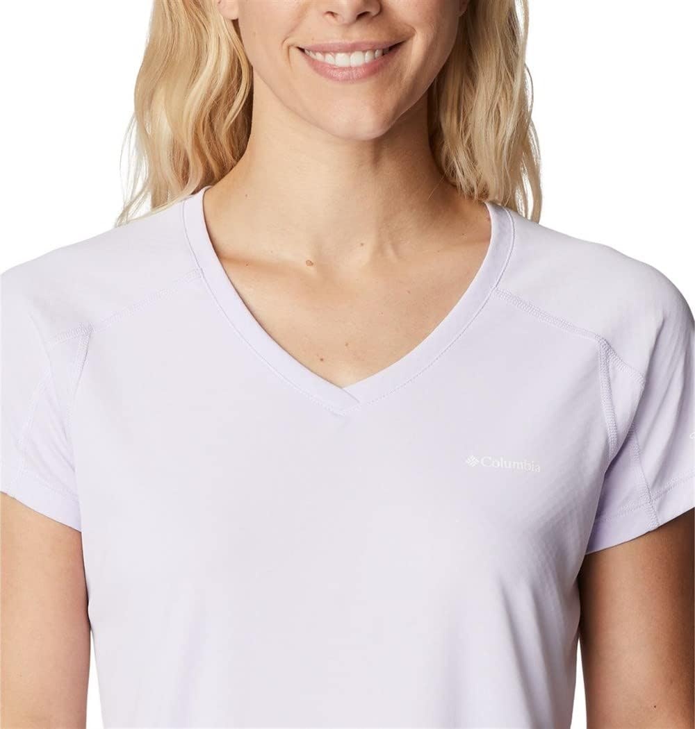 image:imageColumbia Zero Rules Light Short Sleeve Crew Funktionsshirt Kurzarm fr DamenPurple Tint