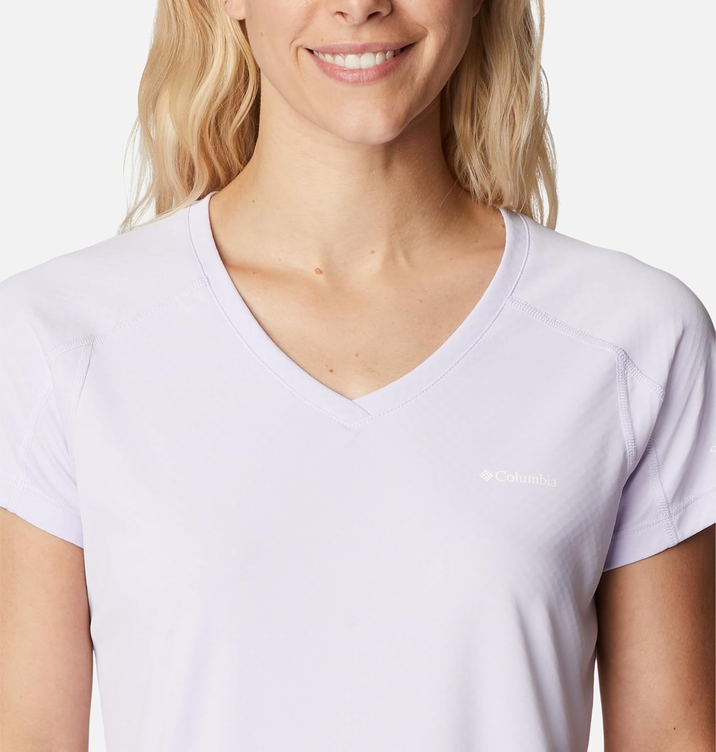 image:imageColumbia Zero Rules Light Short Sleeve Crew Funktionsshirt Kurzarm fr DamenPurple Tint
