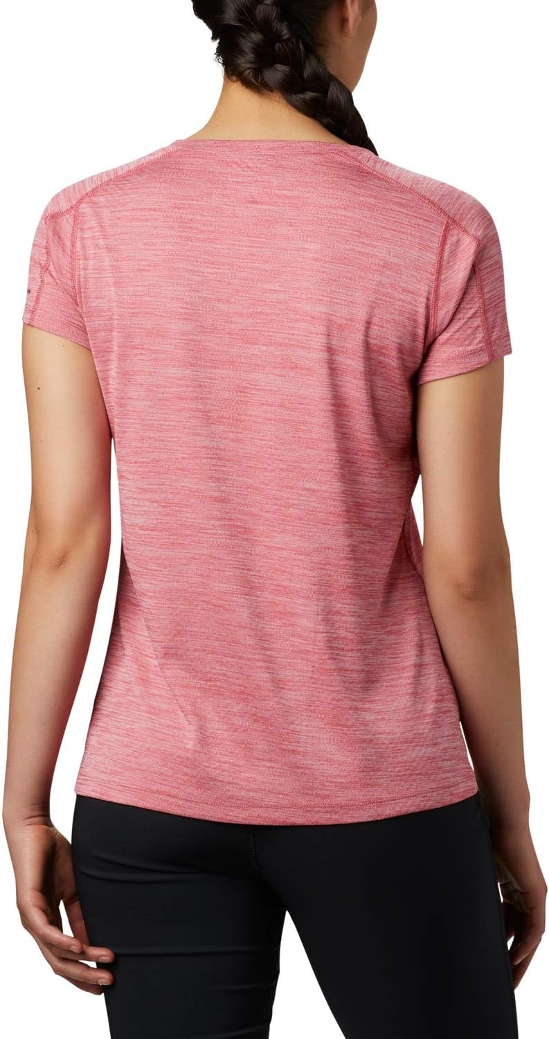 image:imageColumbia Zero Rules Light Short Sleeve Crew Funktionsshirt Kurzarm fr DamenRouge Pink Heather 643