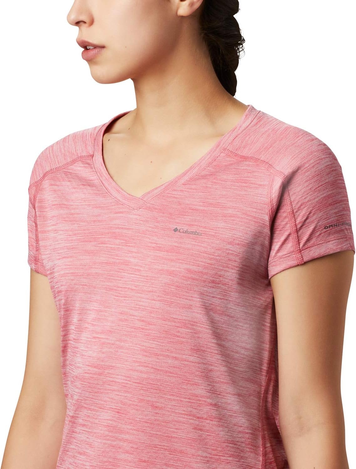 image:imageColumbia Zero Rules Light Short Sleeve Crew Funktionsshirt Kurzarm fr DamenRouge Pink Heather 643