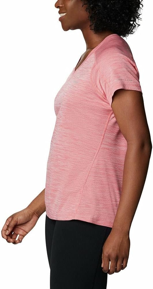 image:imageColumbia Zero Rules Light Short Sleeve Crew Funktionsshirt Kurzarm fr DamenSalmon Heather 699