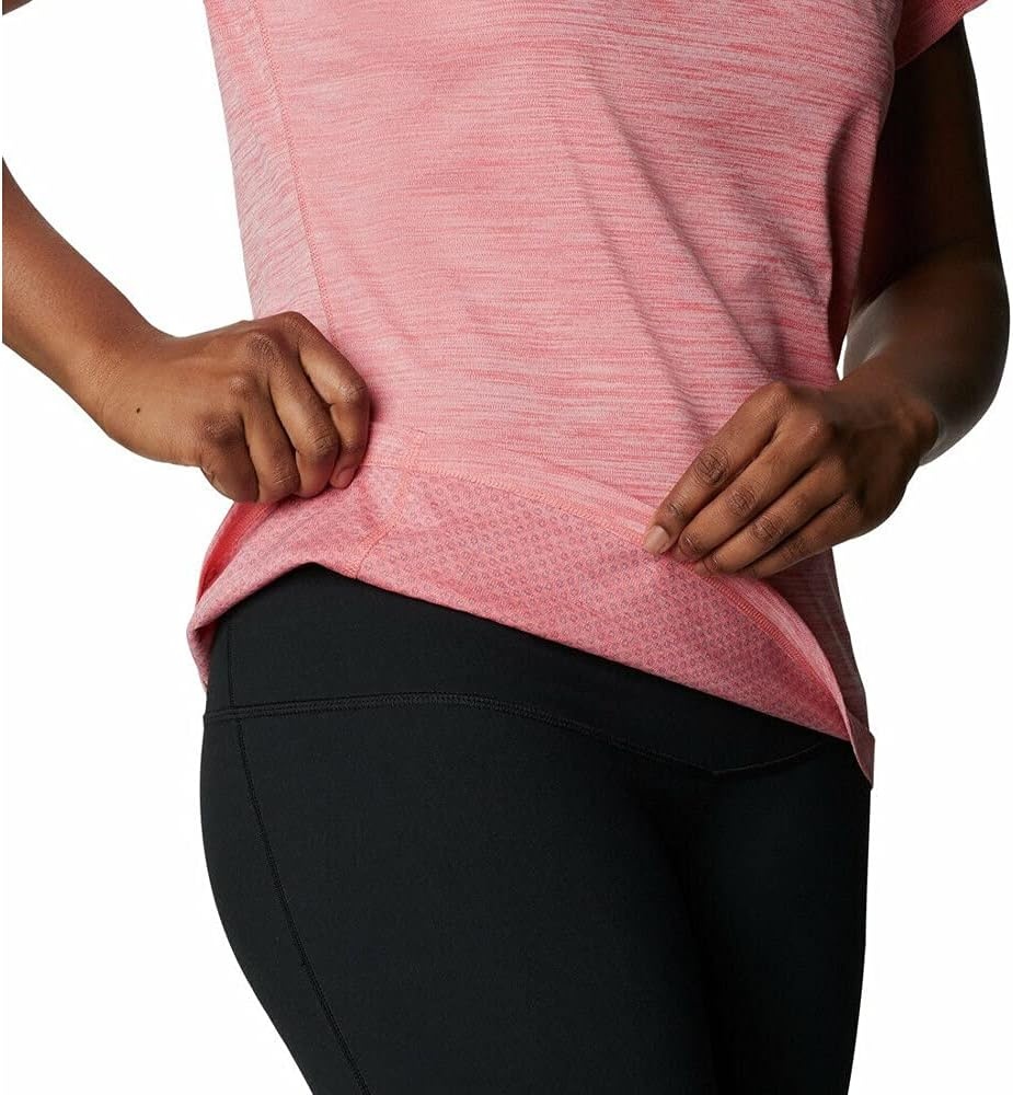 image:imageColumbia Zero Rules Light Short Sleeve Crew Funktionsshirt Kurzarm fr DamenSalmon Heather 699
