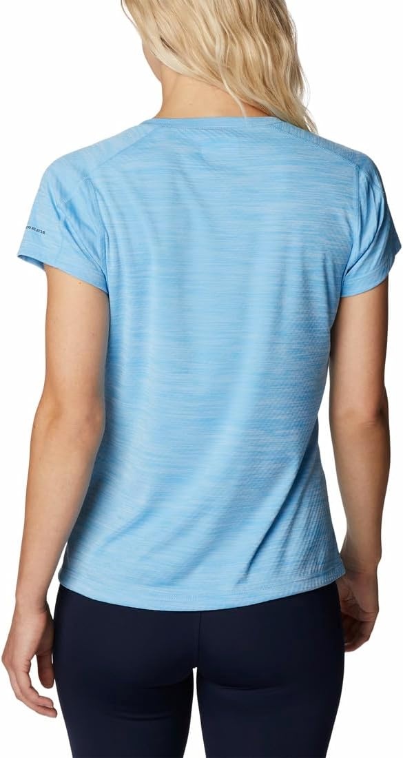 image:imageColumbia Zero Rules Light Short Sleeve Crew Funktionsshirt Kurzarm fr DamenVista Blue Heather