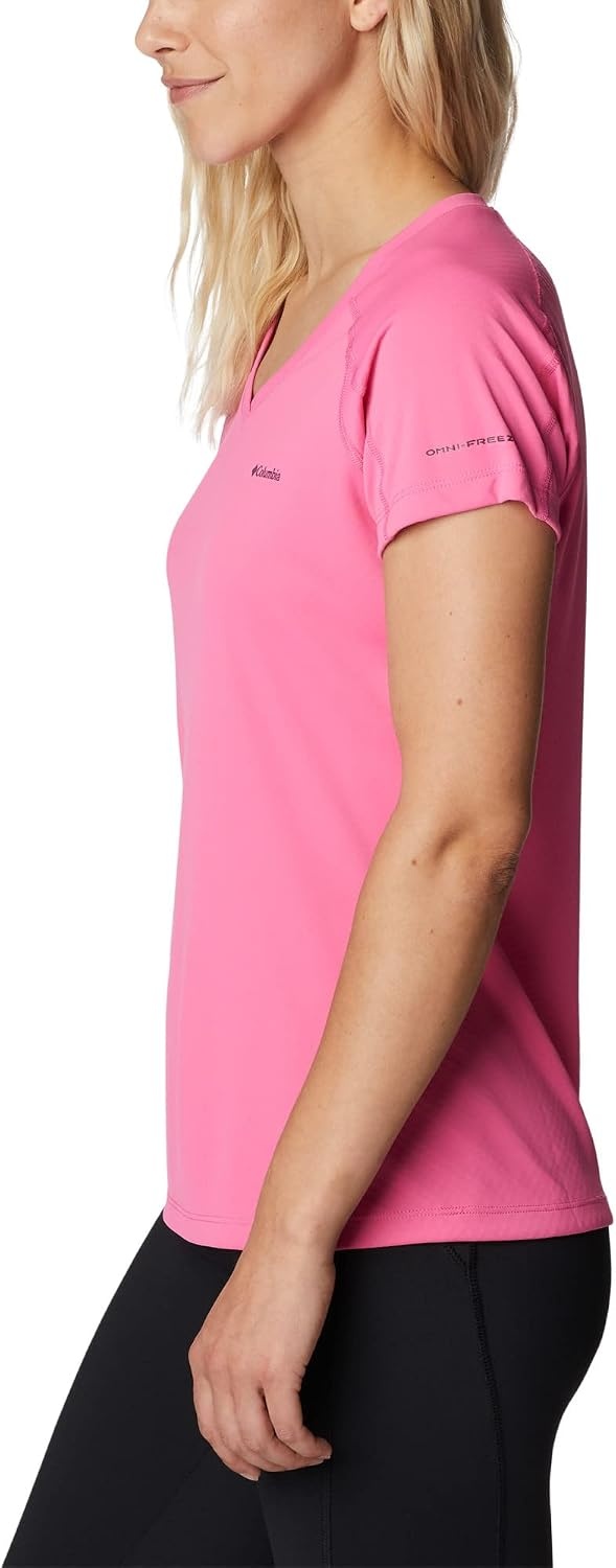 image:imageColumbia Zero Rules Light Short Sleeve Crew Funktionsshirt Kurzarm fr DamenWild Geranium