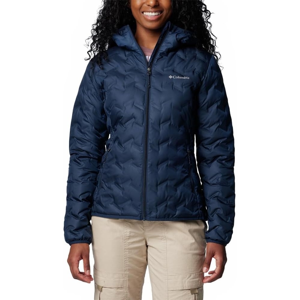 image:imageColumbia DELTA RIDGE II DOWN HOODED JACKETCollegiate Navy