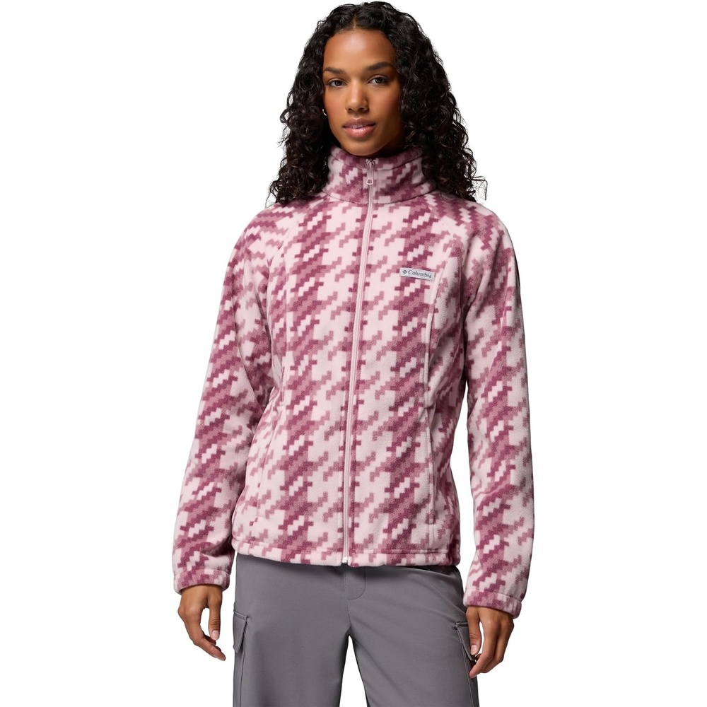 image:imageColumbia Damen Benton Springs Printed Full ZipMineral Pink Twills