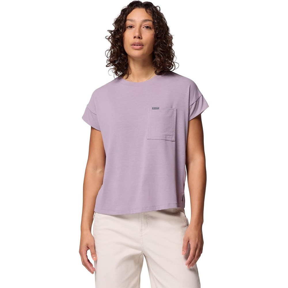 image:imageColumbia Damen Daniela Falls Short Sleeve Kurzrmeliges TShirtShale Purple